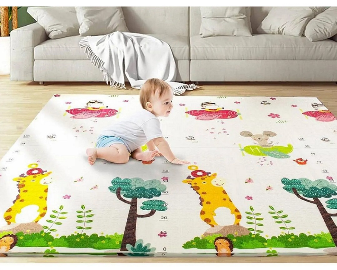 ALFOMBRA DE JUEGO PARA BEBÉ PLEGABLE PORTÁTIL REVERSIBLE - 5