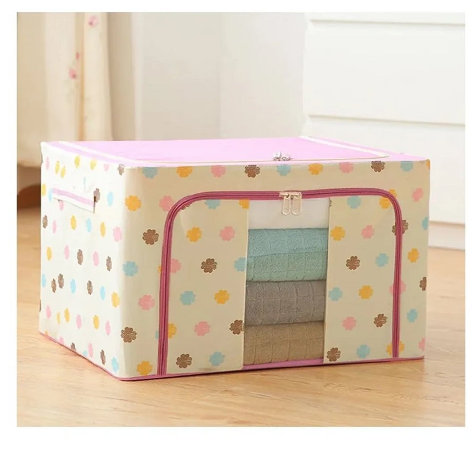 CAJA DE ALMACENAMIENTO MULTIFUNCIONAL PLEGABLE 66 LITROS - 3