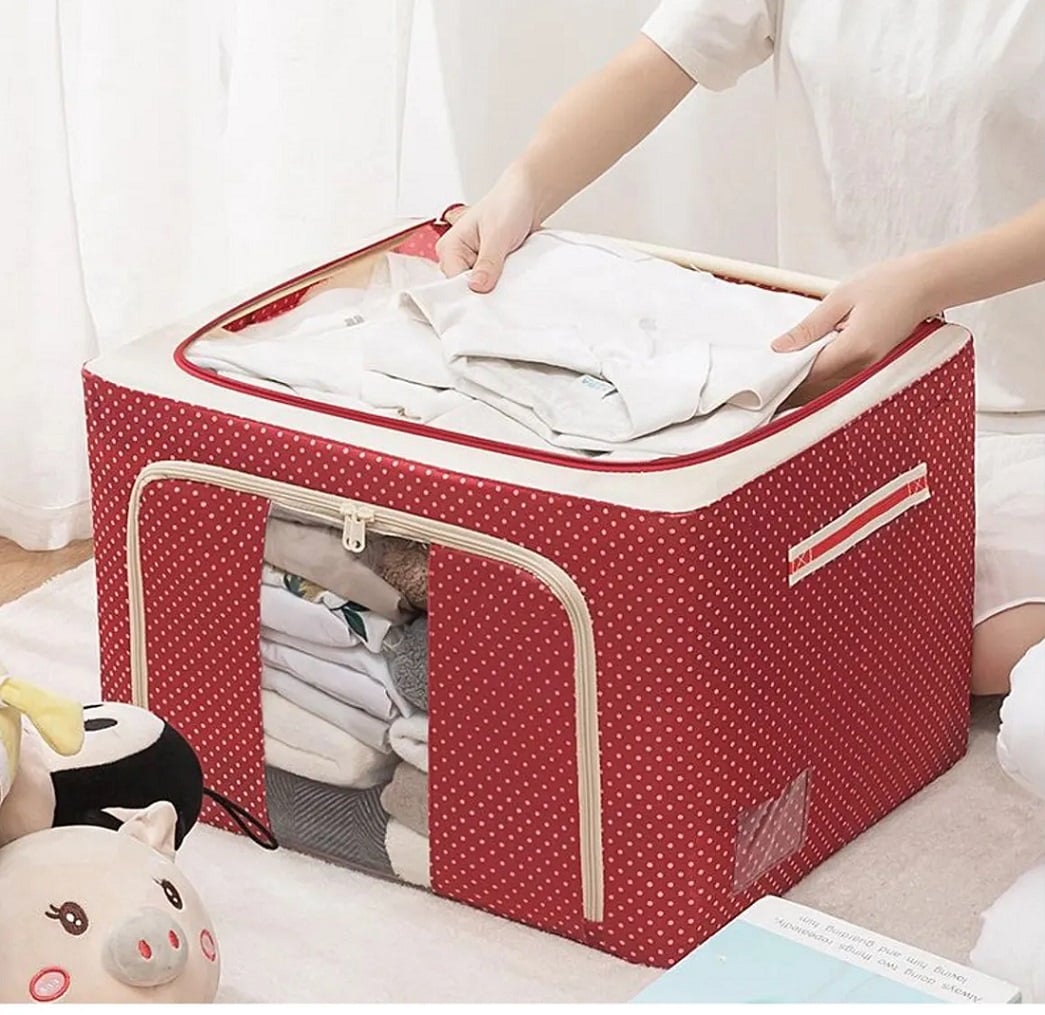 CAJA DE ALMACENAMIENTO MULTIFUNCIONAL PLEGABLE 66 LITROS - 4