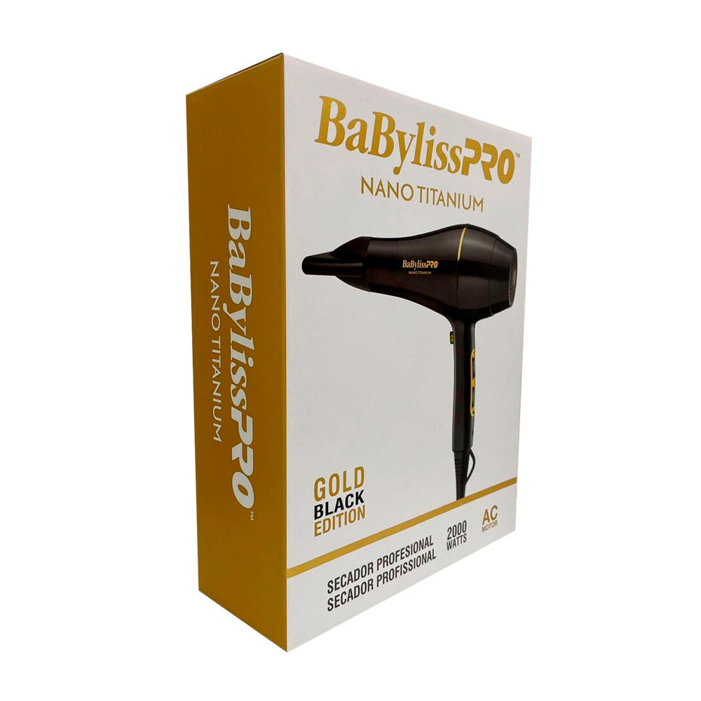 SECADOR BABYLISS PRO BNTBG6176PE 2000W GOLD BLACK - 4