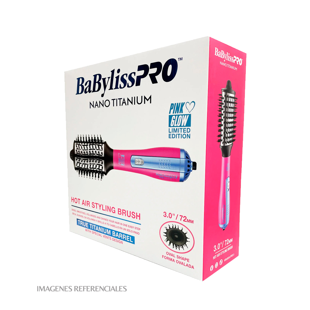CEPILLO ELÉCTRICO BABYLISSPRO PINK GLOW BARRIL DE 72MM - BNTHBPGP300TPE - 4