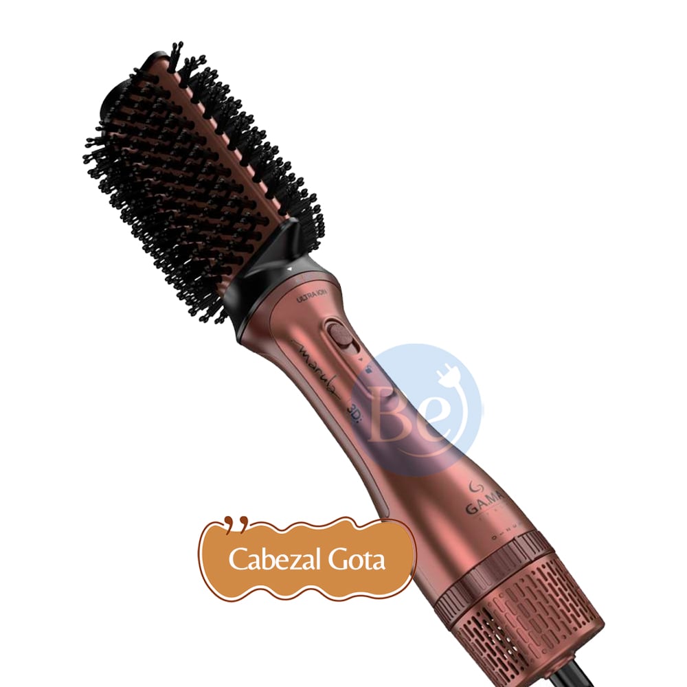 CEPILLO MODELADOR GAMA MARULA 3D CON 3 CABEZALES INTERCAMBIABLES - HDCBR0000000548 - 2