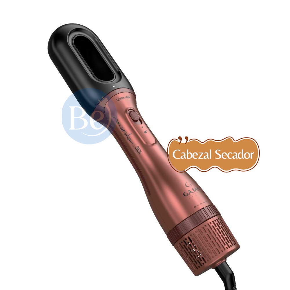 CEPILLO MODELADOR GAMA MARULA 3D CON 3 CABEZALES INTERCAMBIABLES - HDCBR0000000548 - 3
