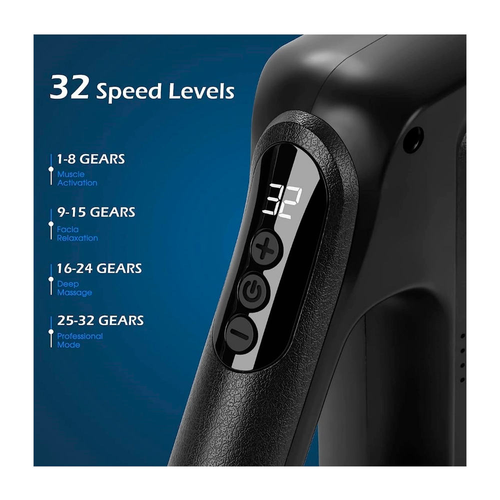 MASAJEADOR BLUEIDEA FASCIAL GUN DIGITAL BLD-888 - 7