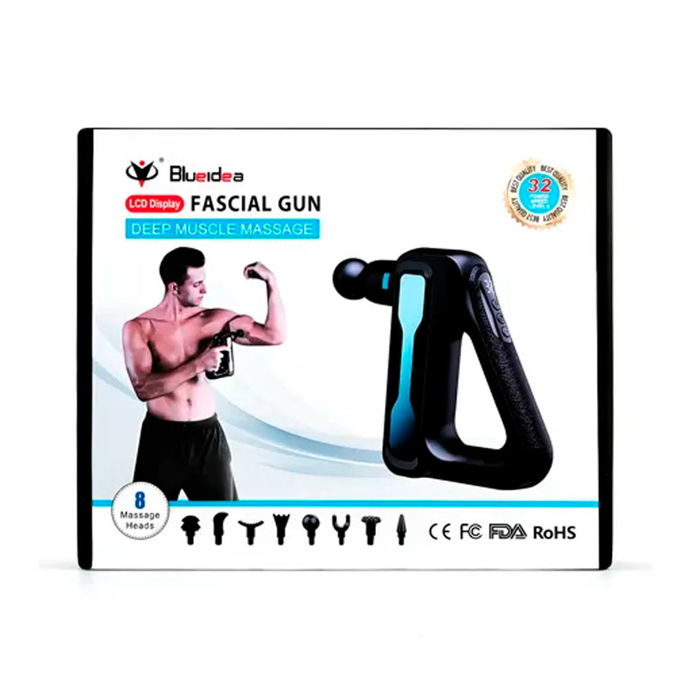 MASAJEADOR BLUEIDEA FASCIAL GUN DIGITAL BLD-888 - 9