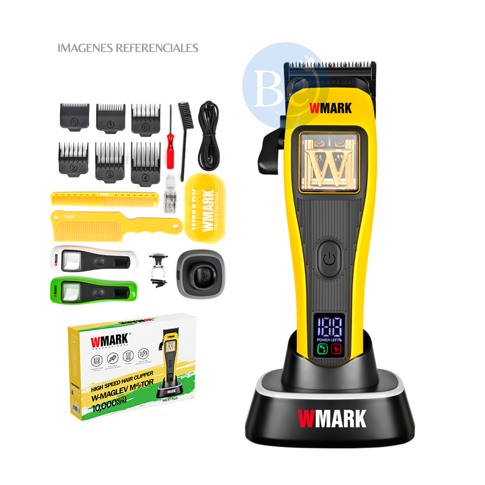 CORTADORA DE CABELLO WMARK CON MOTOR VECTORIAL NG-X1 PLUS - 6