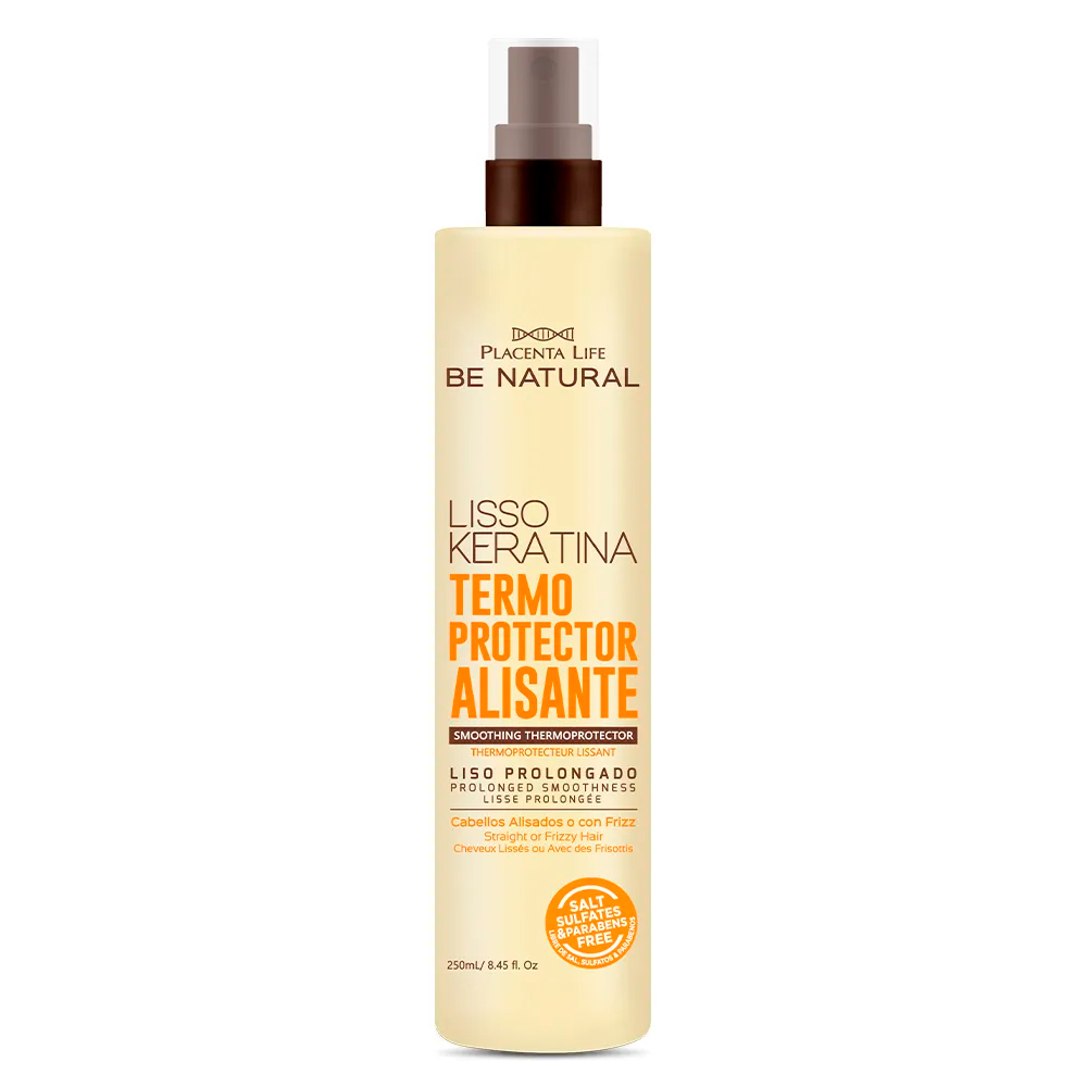 PROTECTOR TÉRMICO BE NATURAL LISSO KERATINA 'LISO PROLONGADO' DE 250 ML - 1