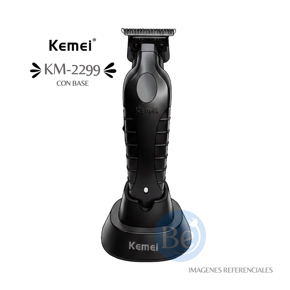 COMBO KEMEI CON BASE DE CARGA CORTADORA KM-2296 Y TRIMMER KM-2299 - 4