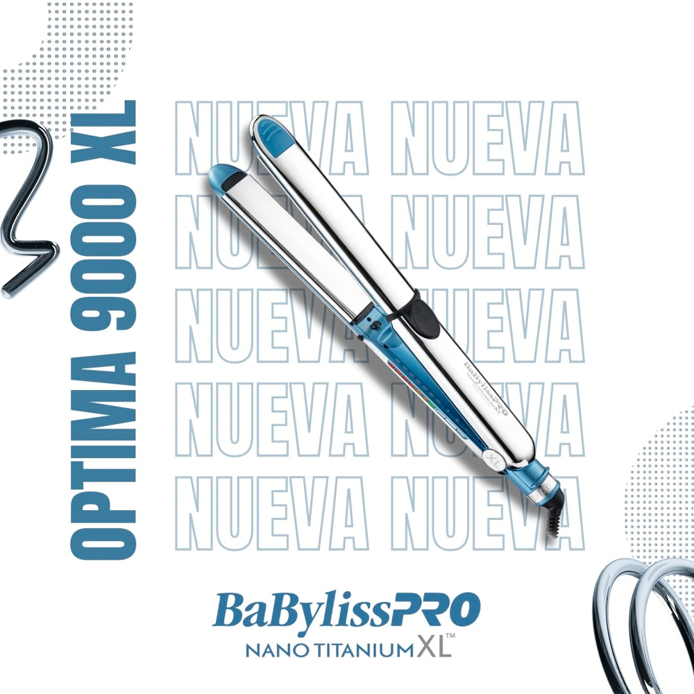 ALISADORA BABYLISSPRO OPTIMA9000 NANO TITANIUM XL 32MM - BNT9000TXLPE - 2