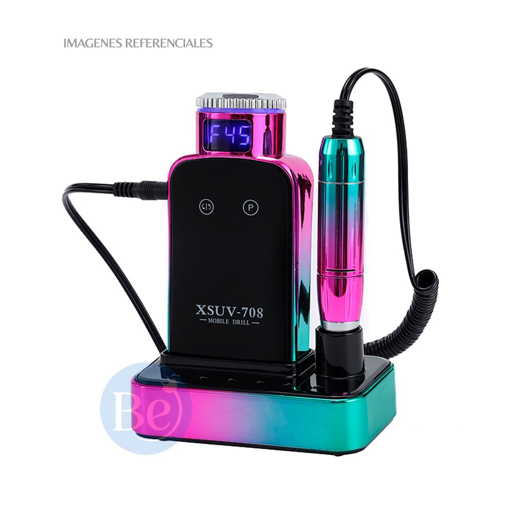 MÁQUINA TORNO DE UÑAS PORTÁTIL TORNASOLADO PARA MANICURA Y PEDICURA XSUV-708 - 2