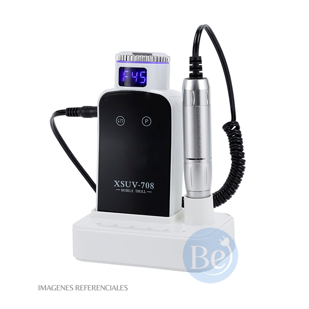 MÁQUINA TORNO DE UÑAS PORTÁTIL PARA MANICURA Y PEDICURA XSUV-708 - 1