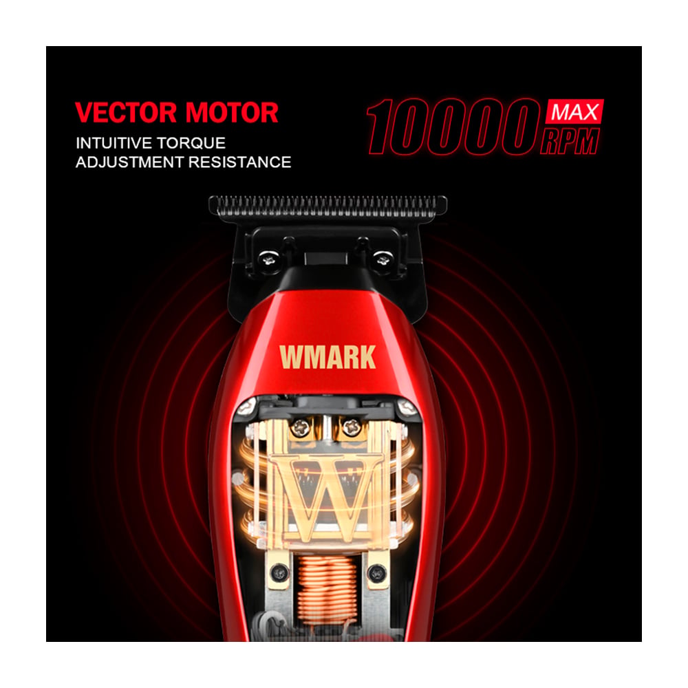TRIMMER WMARK CON MOTOR VECTORIAL Y 2 CARCASAS INTERCAMBIABLES NG-XT1 - 5