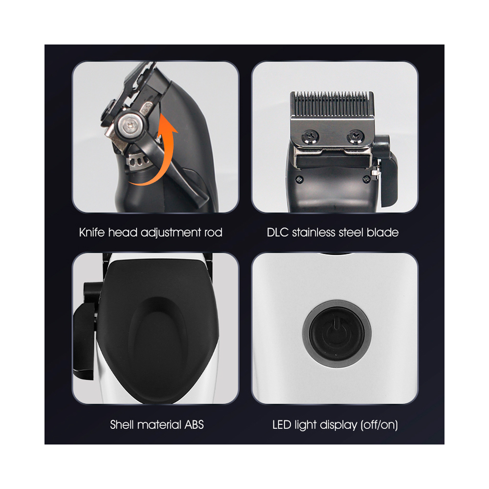PACK BARBERO KOOFEX 4 EN 1 CORTADORA, TRIMMER, SHAVER Y VENTILADOR TURBO DE 13000 RPM - 5