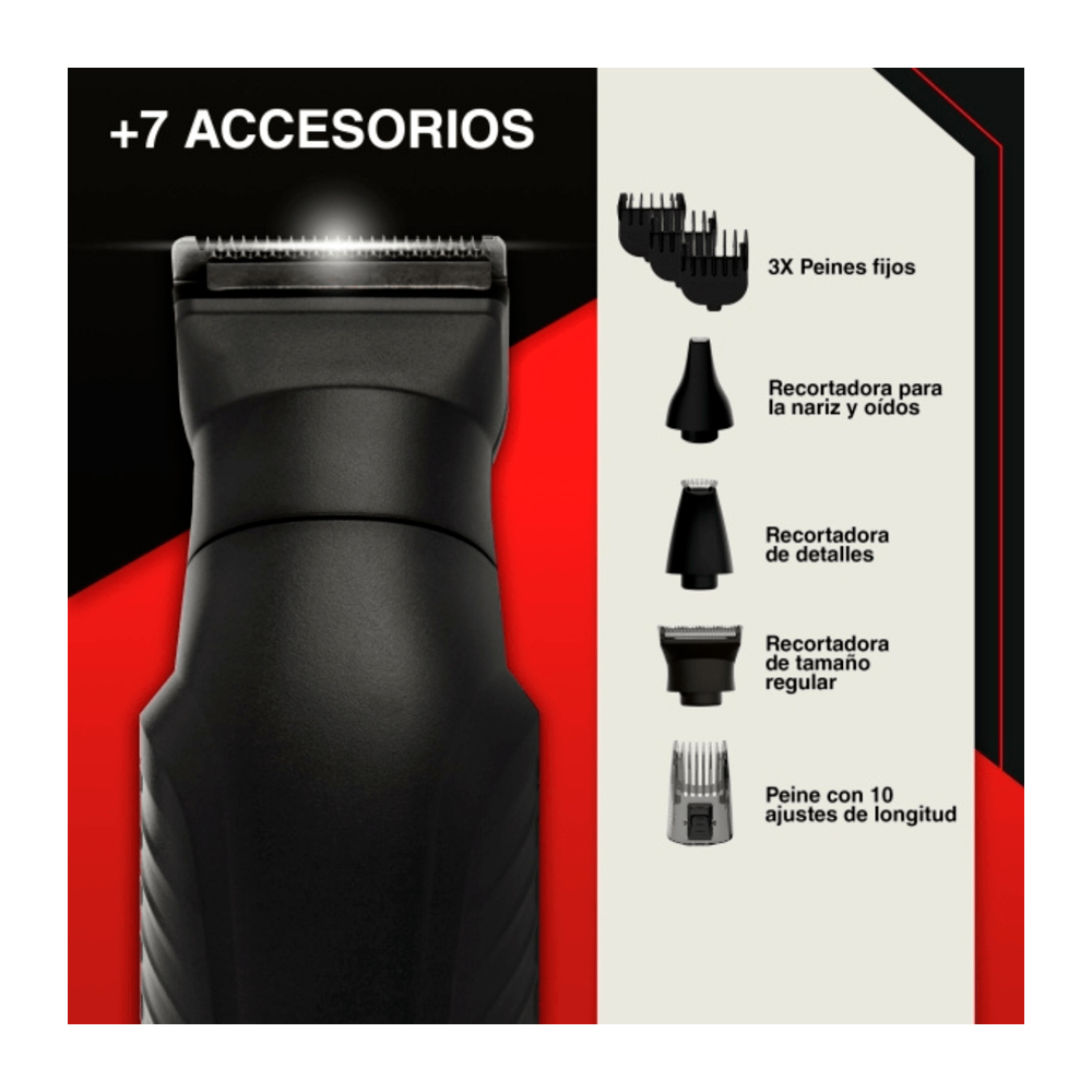 CORTADORA REMINGTON INALÁMBRICA TODO EN UNO 10 PZAS - PG3001 - 3