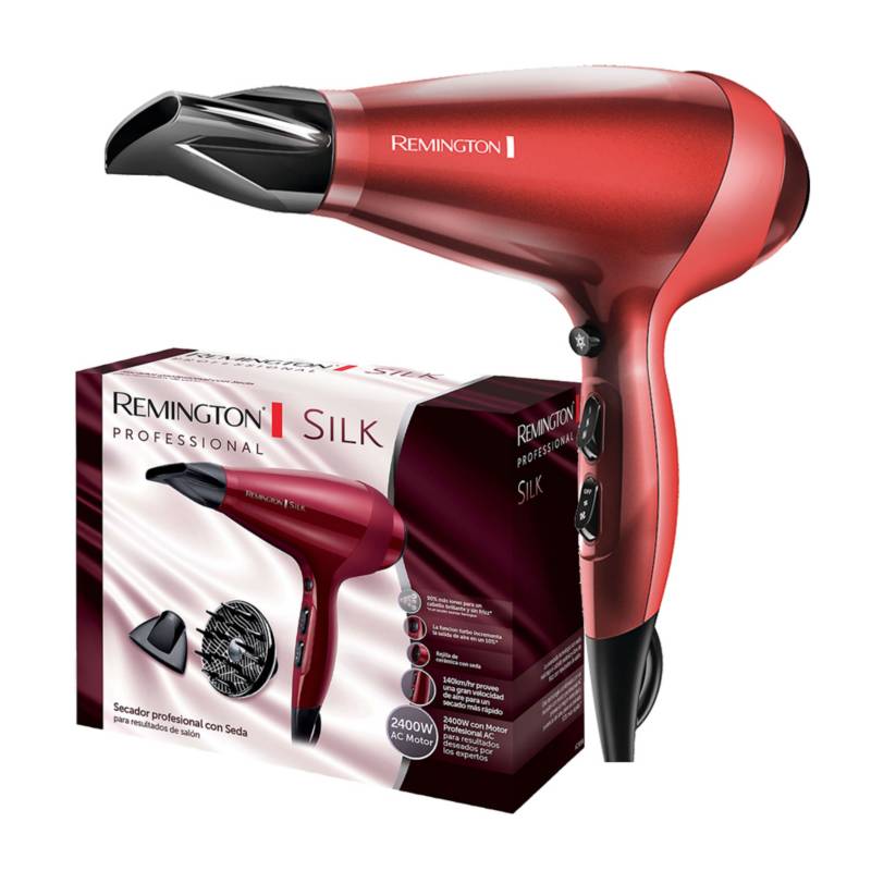 SECADOR REMINGTON AC9096 2400W SILK PROFESIONAL ROJO - 1