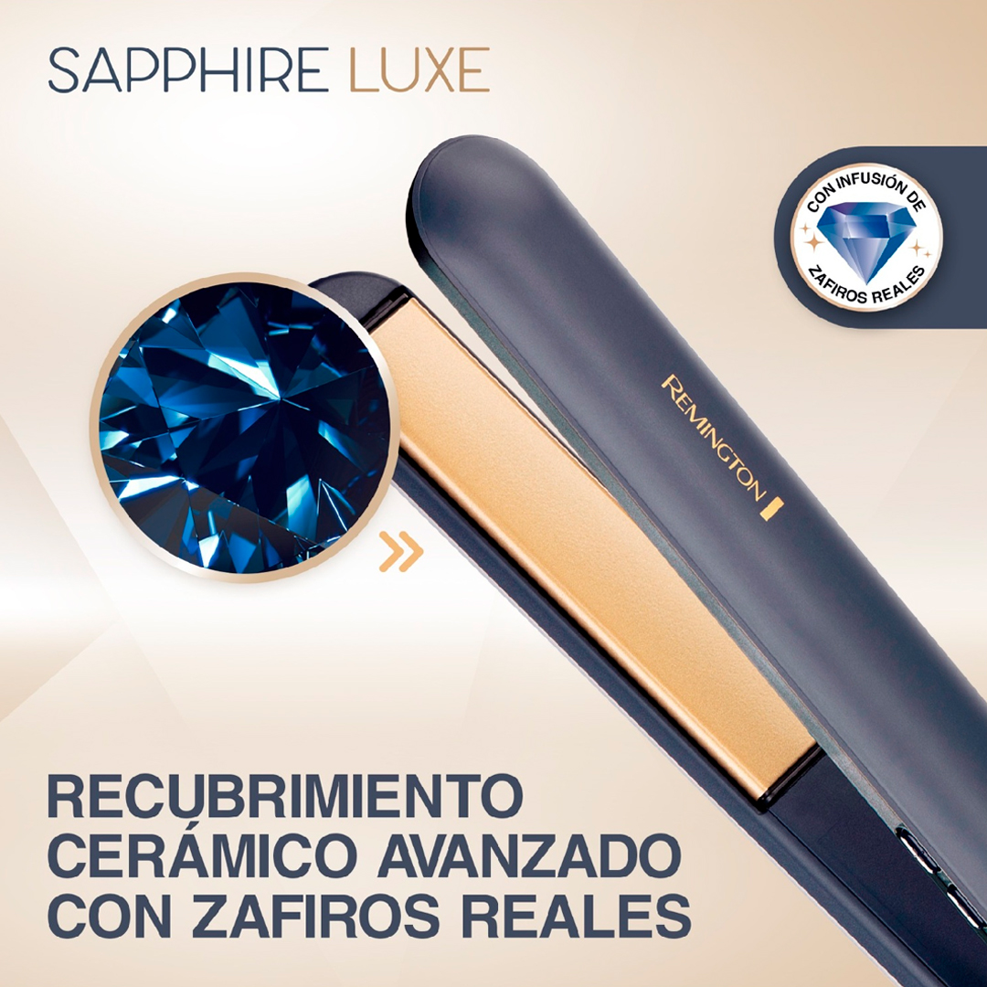 COMBO REMINGTON SAPPHIRE LUXE ALISADORA Y SECADOR EN NECESER - D5805GP - 4
