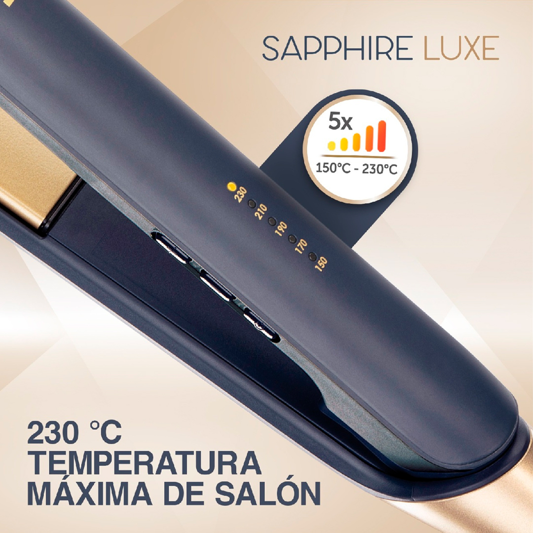 COMBO REMINGTON SAPPHIRE LUXE ALISADORA Y SECADOR EN NECESER - D5805GP - 5