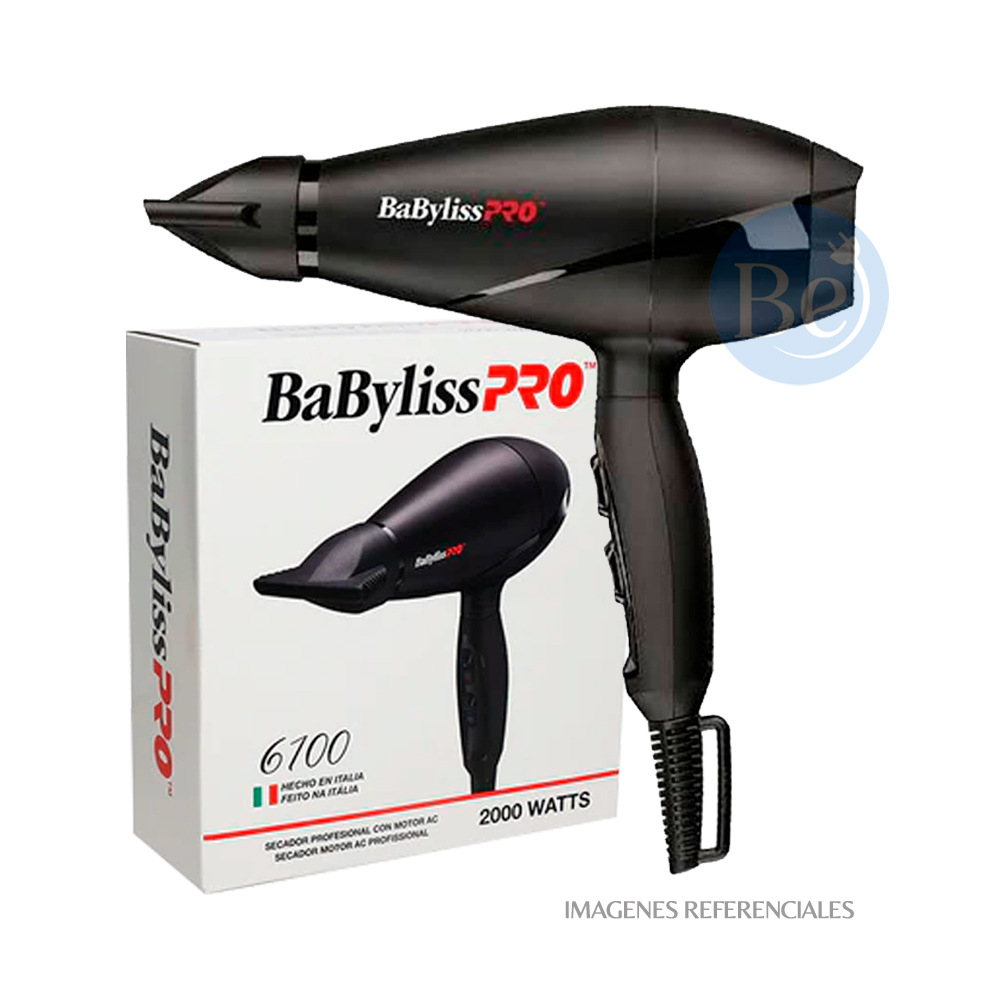 SECADOR BABYLISSPRO HAIR DRYER POTENCIA 2000 WATTS - B6100PE - 1
