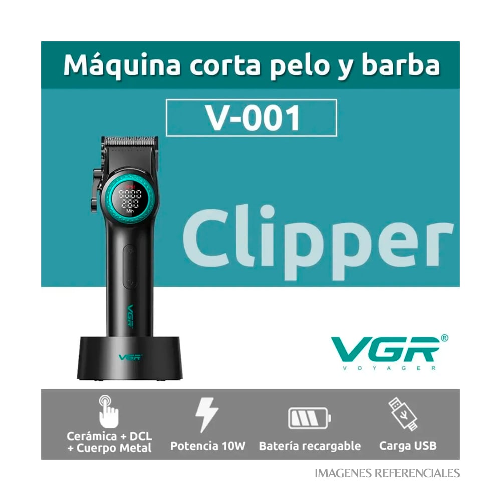 PACK BARBERO VGR PROFESIONAL CLIPPER Y TRIMMER V-001PROYV-977 - 3