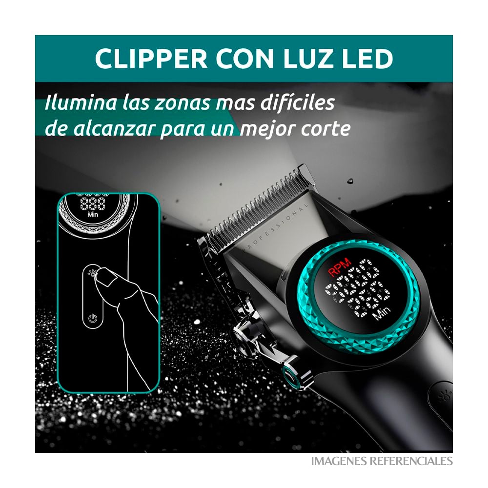 PACK BARBERO VGR PROFESIONAL CLIPPER Y TRIMMER V-001PROYV-977 - 5
