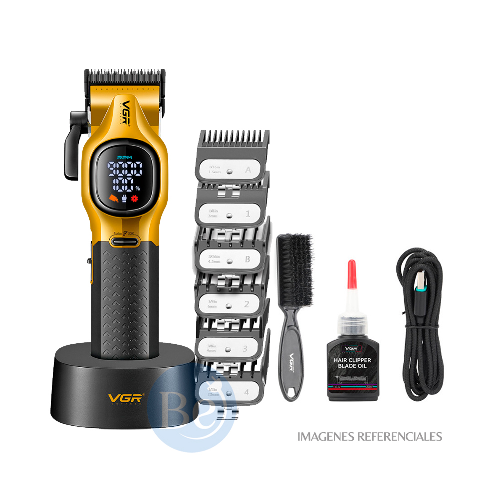 CORTADORA DE CABELLO VGR LED INALÁMBRICA V-886C - 2