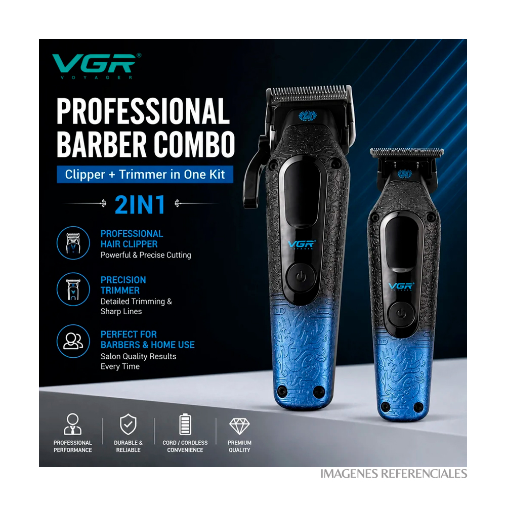 PACK BARBERO VGR 2 EN 1 DE 7500RPM V-879 S2 - 3