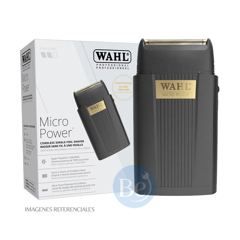 AFEITADORA WAHL MICRO POWER INALÁMBRICA DE UNA LÁMINA - 3027017 - 1