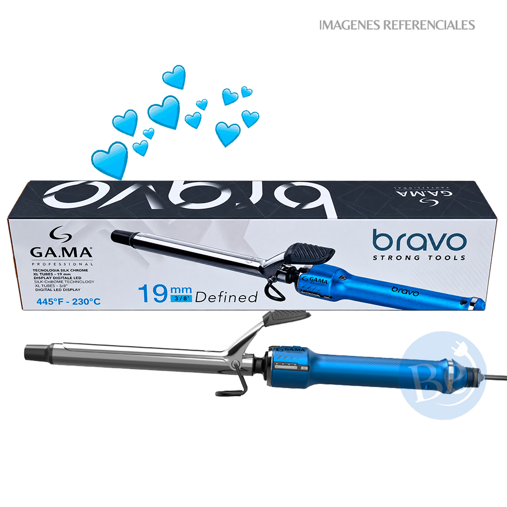 RIZADOR DE CABELLO GAMA BRAVO DEFINED DE 19MM - BECCG0000000450 - 2