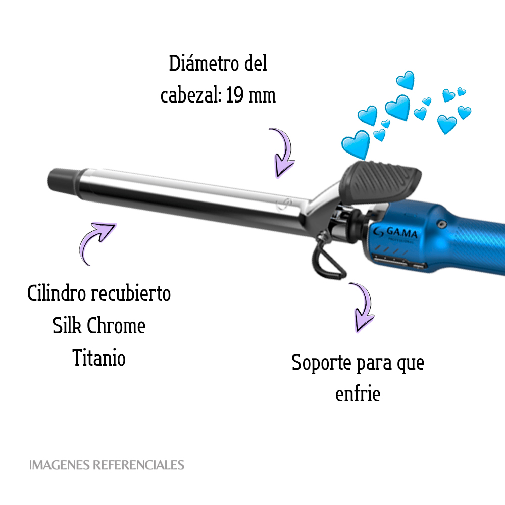 RIZADOR DE CABELLO GAMA BRAVO DEFINED DE 19MM - BECCG0000000450 - 4