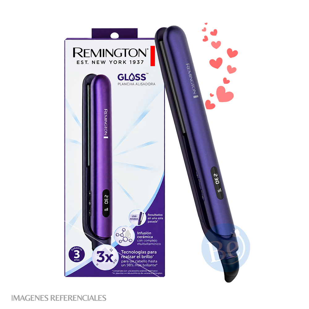 COMBO REMINGTON GLOSS ALISADORA S9350 Y CEPILLO ESTILIZADOR AS9350 - 3