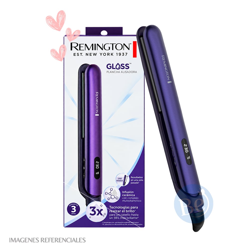 COMBO REMINGTON GLOSS ALISADORA S9350 Y SECADOR AC9350 - 2
