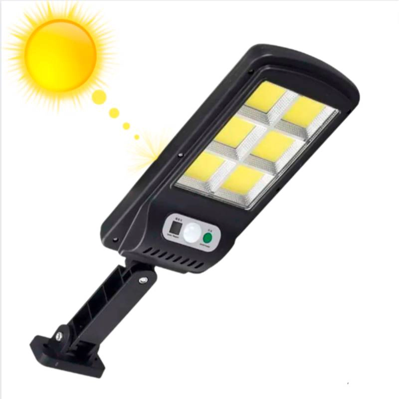 LÁMPARA SOLAR EXTERIOR DOBLES ILUMINACIÒN LED CONTROL - 2