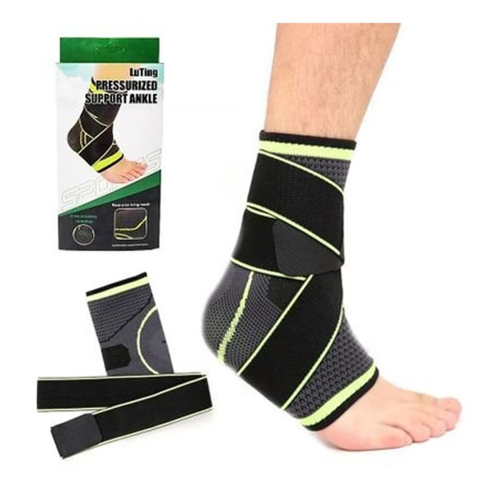 TOBILLERA DEPORTIVA CON BANDAS AJUSTABLES VENDAJE ORTOPEDICO - 4