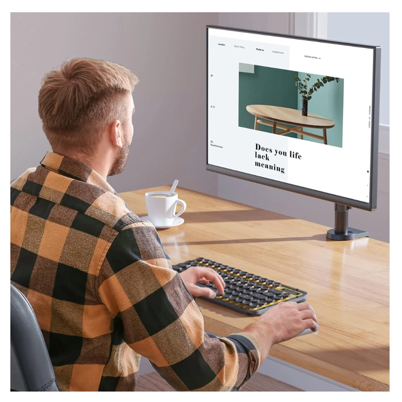 SOPORTE ESCRITORIO 17 A 32 PULGADAS RACK BASE PARA MONITOR INCLINABLE PM50 - 6