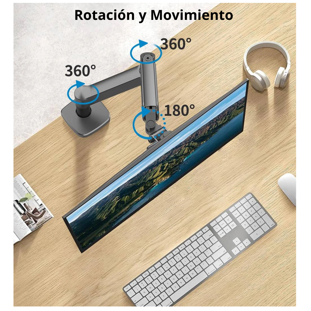 RACK SOPORTE DE MESA PARA MONITOR 17 A 30 BRAZO ARTICULADO ZJ-K7900 - 4