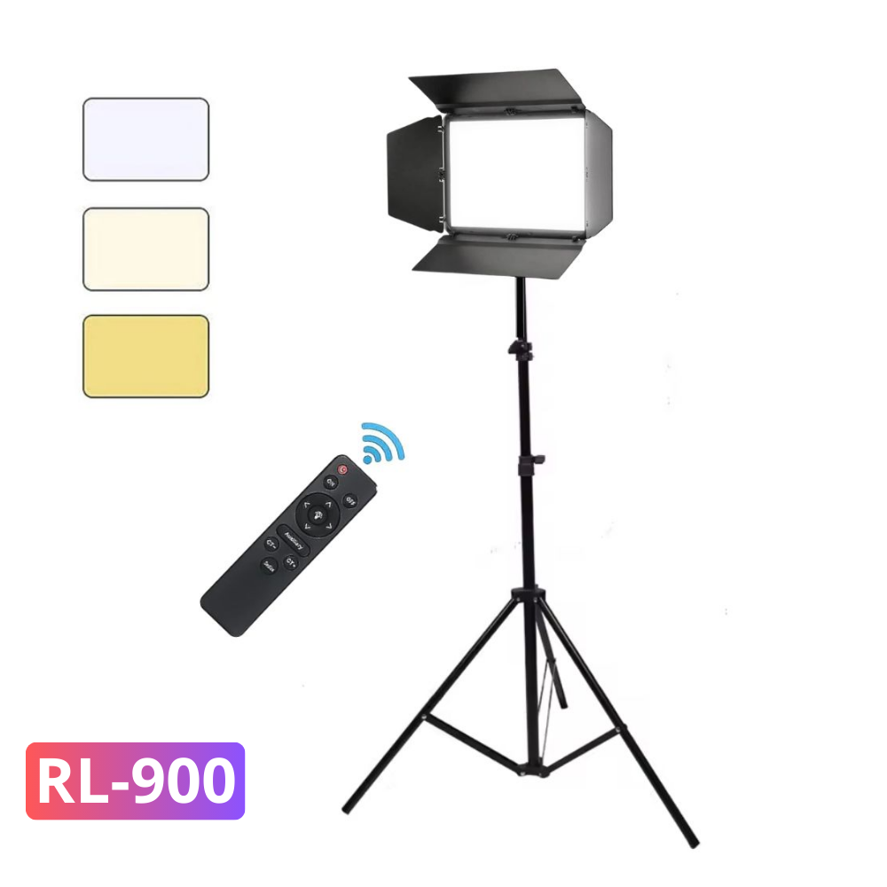 LÁMPARA DE PANEL LUZ LED ILUMINACIÓN ESTUDIO FOTOGRAFÍA TIKTOK RL-900 - 1