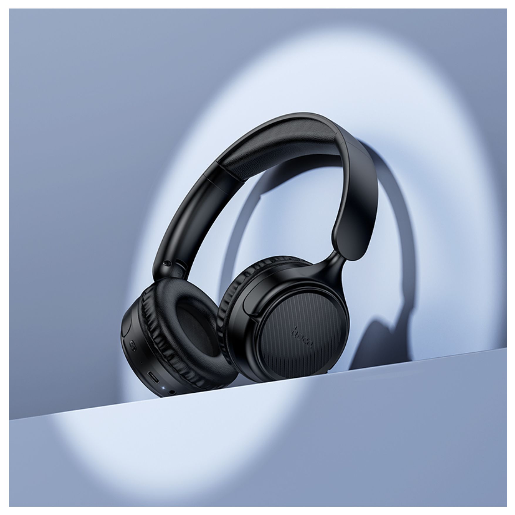 AUDÍFONO INALÁMBRICO BLUETOOTH HOCO W66 32 HORAS CON MICRÓFONO ENTRADA AUXILIAR DE 3.5MM - 3