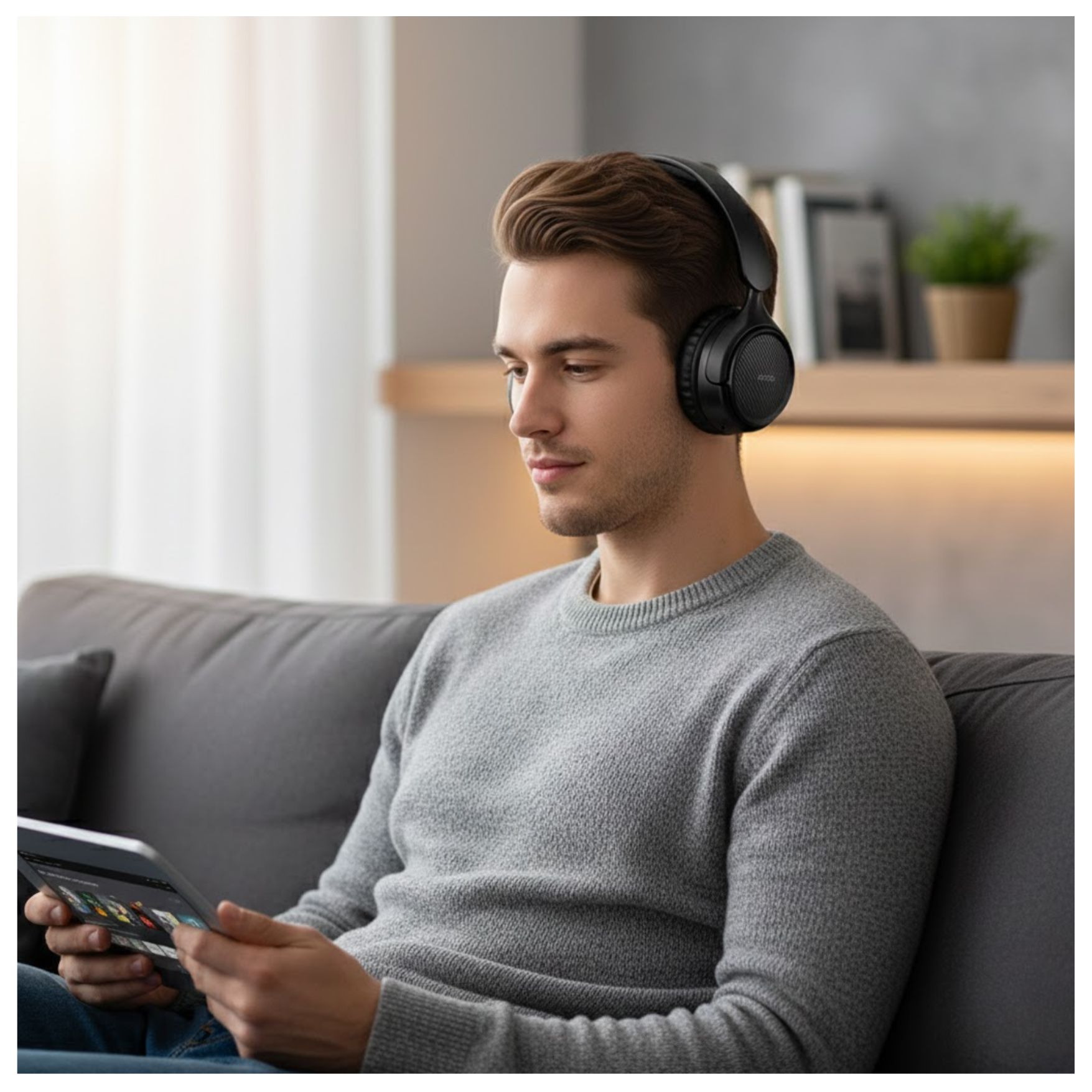 AUDÍFONO INALÁMBRICO BLUETOOTH HOCO W66 32 HORAS CON MICRÓFONO ENTRADA AUXILIAR DE 3.5MM - 4