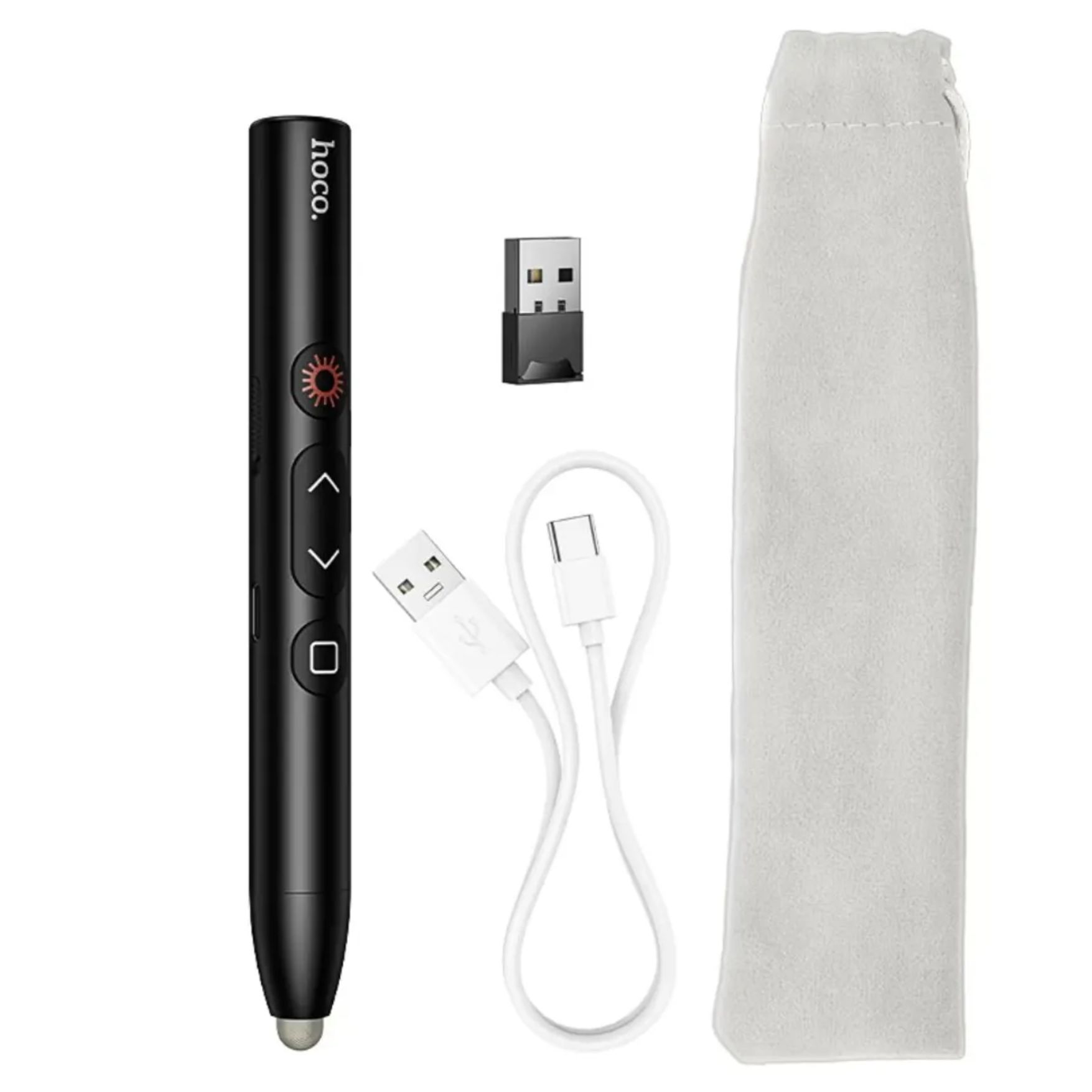 PUNTERO LÁSER PRESENTADOR INALÁMBRICO PARA DIAPOSITIVAS HOCO GM203 LAPIZ PARA PANTALLA TOUCH - 3
