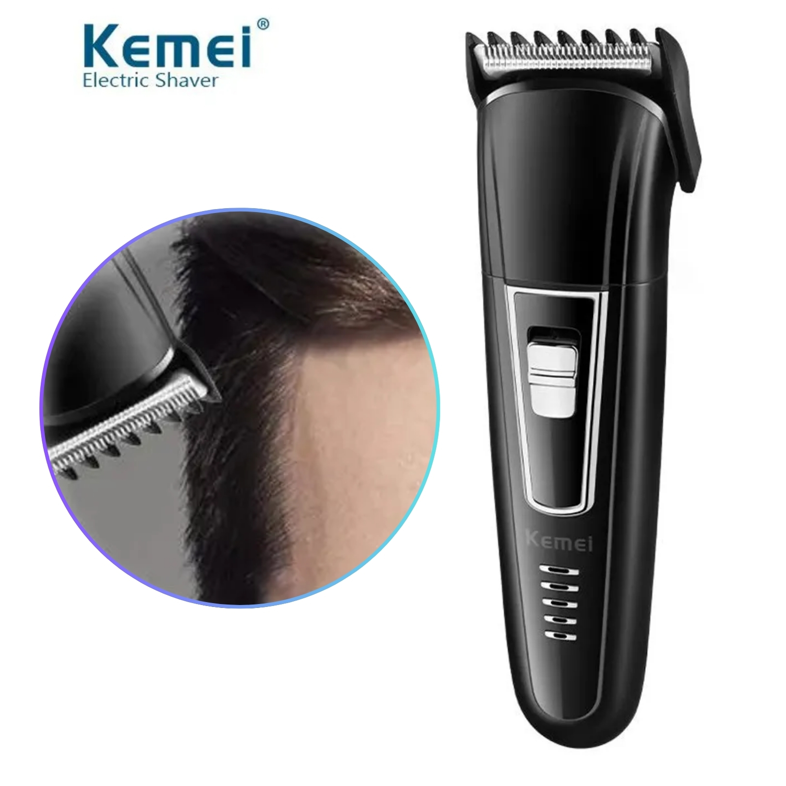 RASURADORA CORTADORA DE PELO KEMEI 3 EN 1 RECARGABLE INALAMBRICO MULTIFUNCIONAL KM-6556 - 4