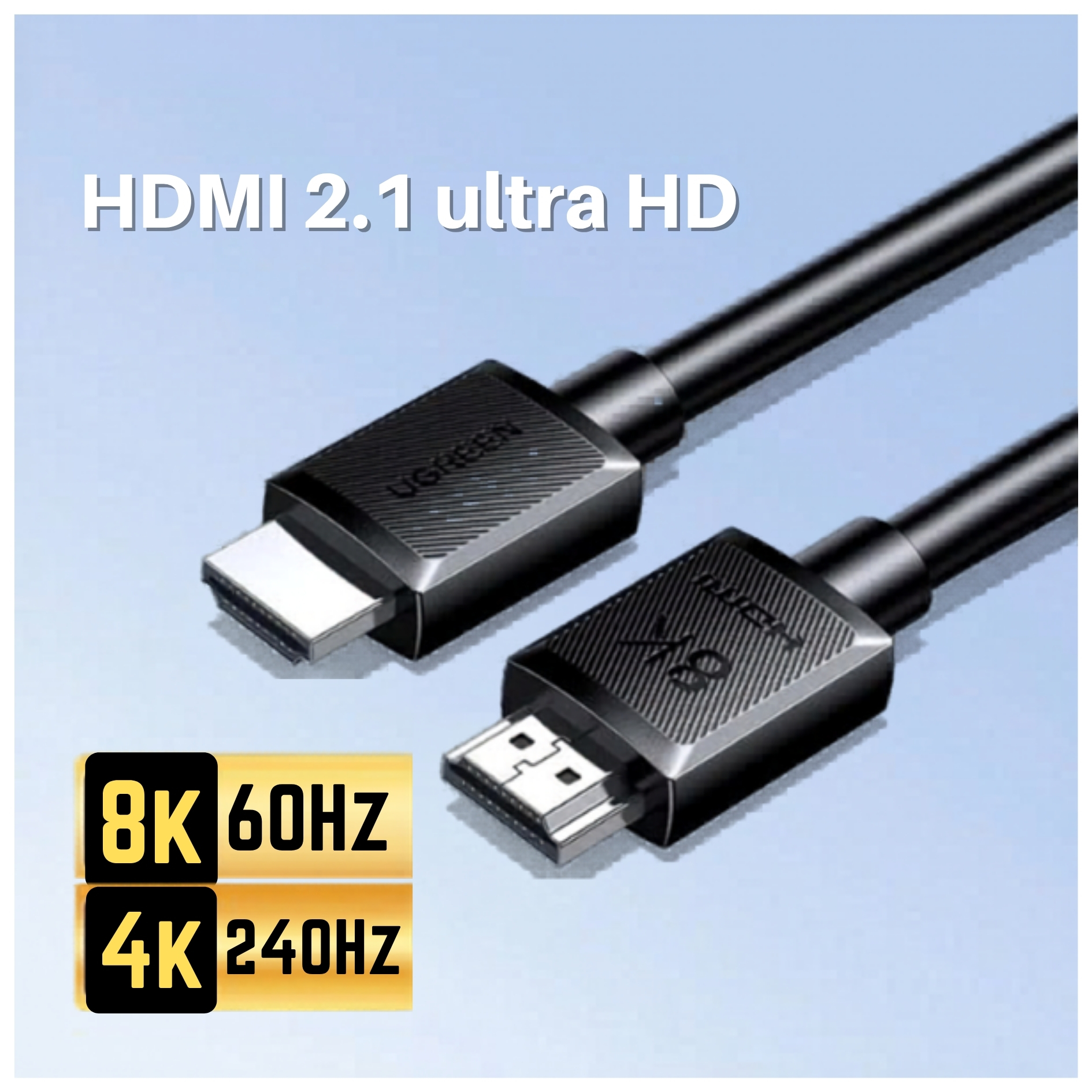 CABLE HDMI UGREEN 8K HDMI 2.1 48GBPS HDR 1 METRO 60HZ - 3