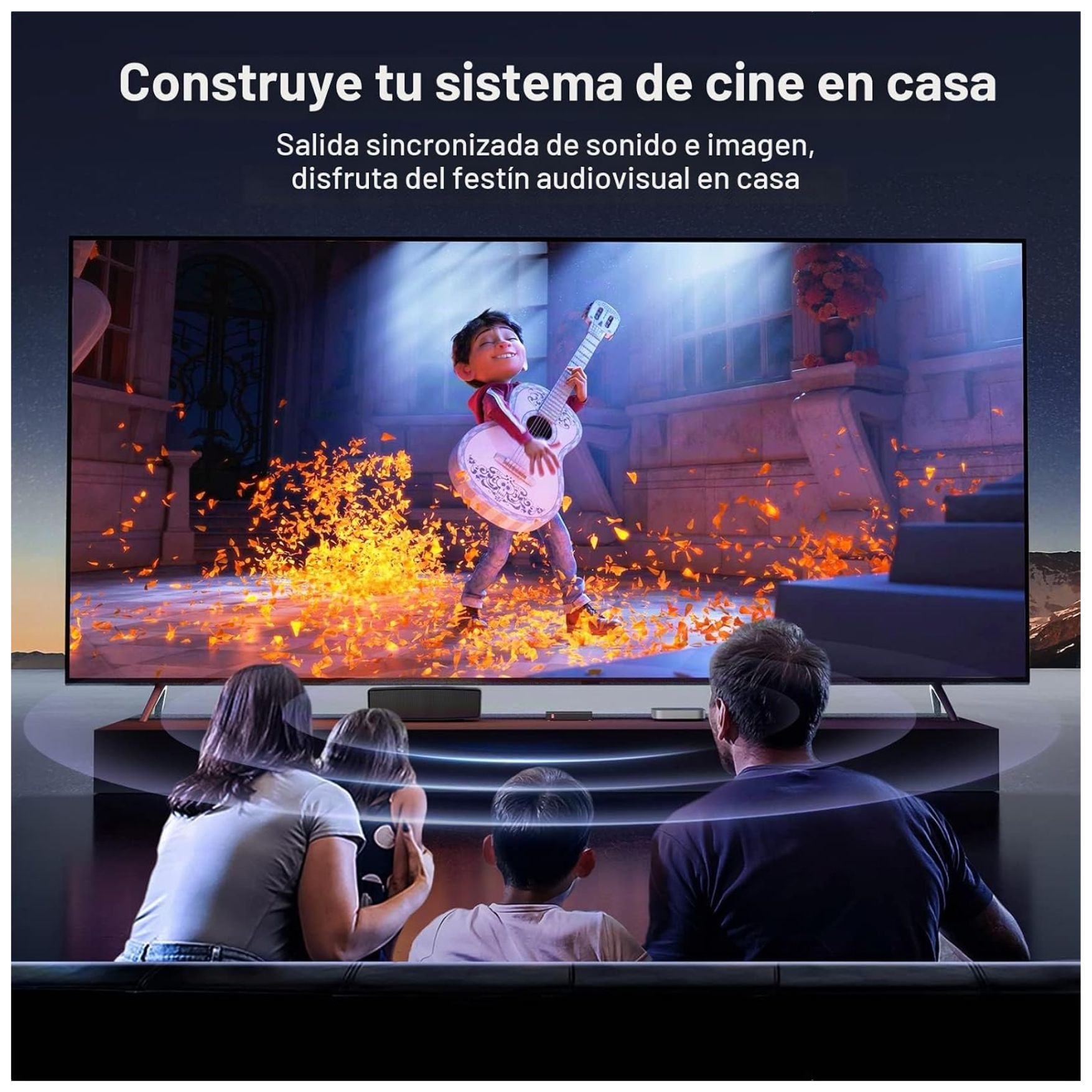 SPLITTER HDMI UGREEN 4K60HZ, 1 ENTRADA A 4 SALIDAS CON CONTROL EDID AUDIO  DOLBY WINDOWS MACOS - 5