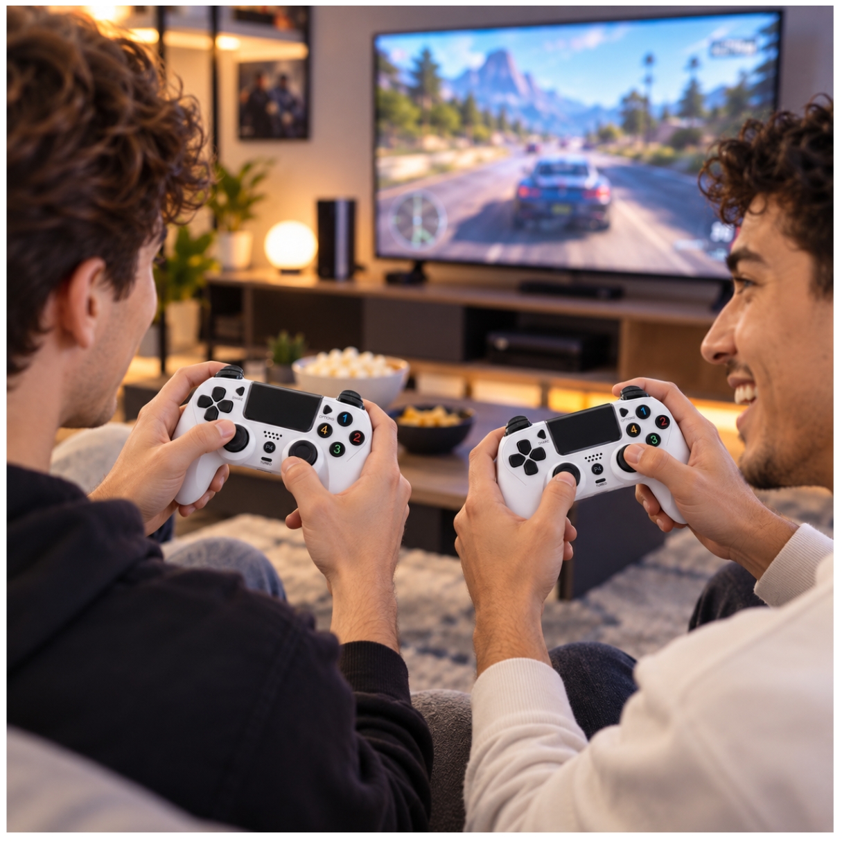 JOYSTICK MANDO CONTROL PARA PS3 PS4 PC ANDROID INALÁMBRICO RECARGABLE VIBRACIÓN DUAL - 6