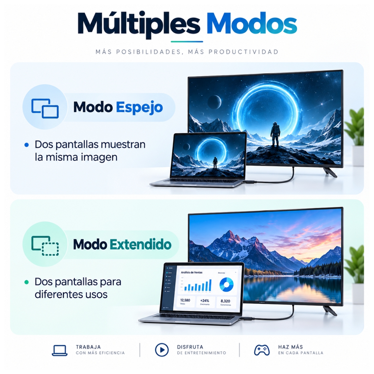 CABLE HDMI 2.0 UGREEN 4K 60HZ DE 1 METRO ULTRA HD HD10106 - 6