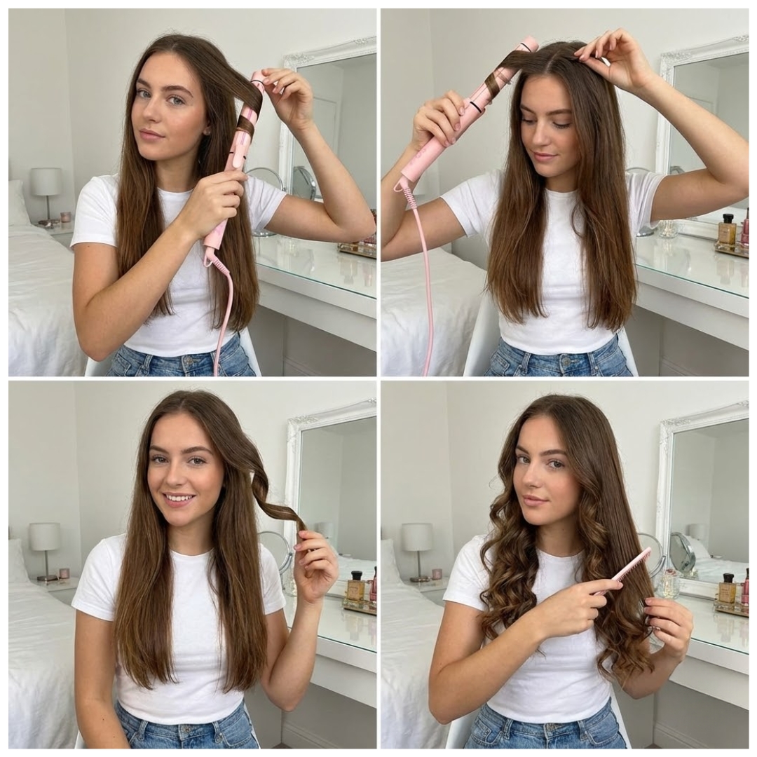 RIZADOR ONDULADOR DE CABELLO ROZIA ONDAS PERFECTAS EN MINUTOS PROFESIONAL HR812 - 6