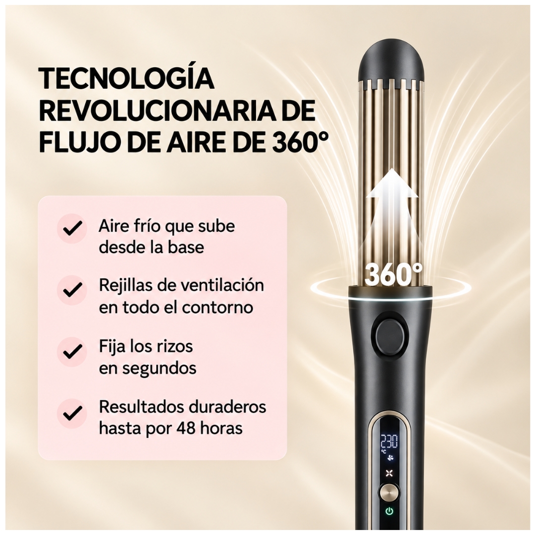 PLANCHA PROFESIONAL ALISADORA RIZADORA PARA CABELLO ROZIA HR-866 - 4