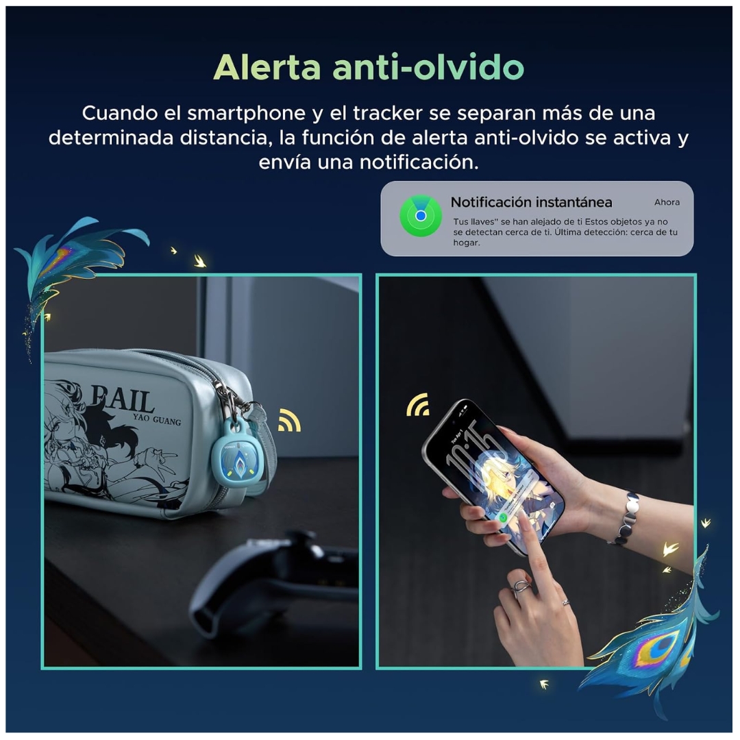 RASTREADOR INTELIGENTE UGREEN FINETRACK MINI PARA IPHONE IP68 EDICIÓN ESPECIAL FT205 - 95900SR - 7