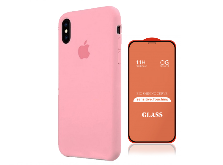 Yoedge 2 Pezzi Custodia In Silicone TPU Per IPhone X/XS (5,8") Con Design A Margherita, Morbida E Antiurto, Rosa E Viola