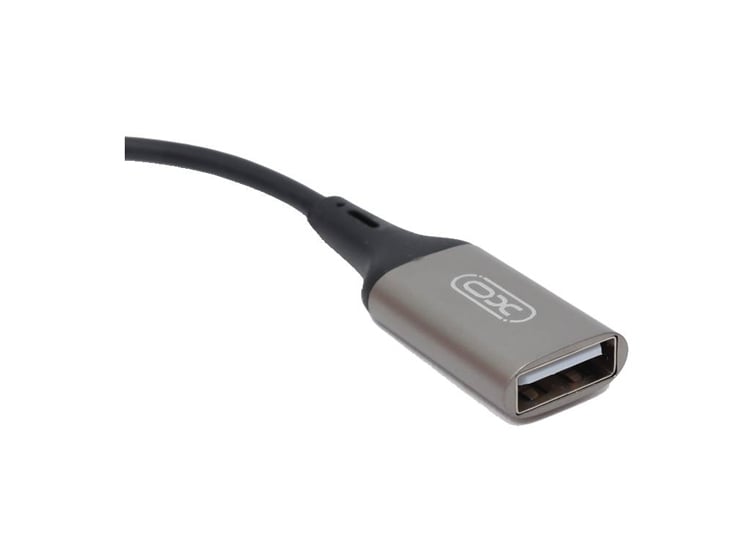 CABLE ADAPTADOR OTG MICRO V8 A USB XO-NB201 GRIS - 2