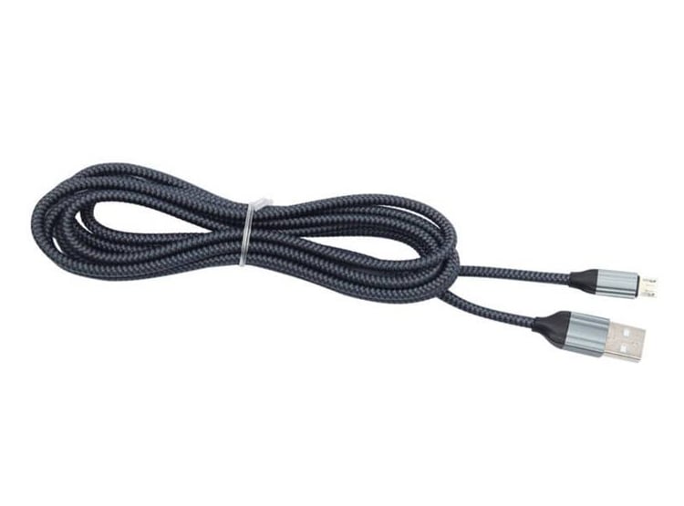 CABLE LDNIO LS432 USB A MICRO V8 CARGA RÁPIDA NYLON 2M - 3